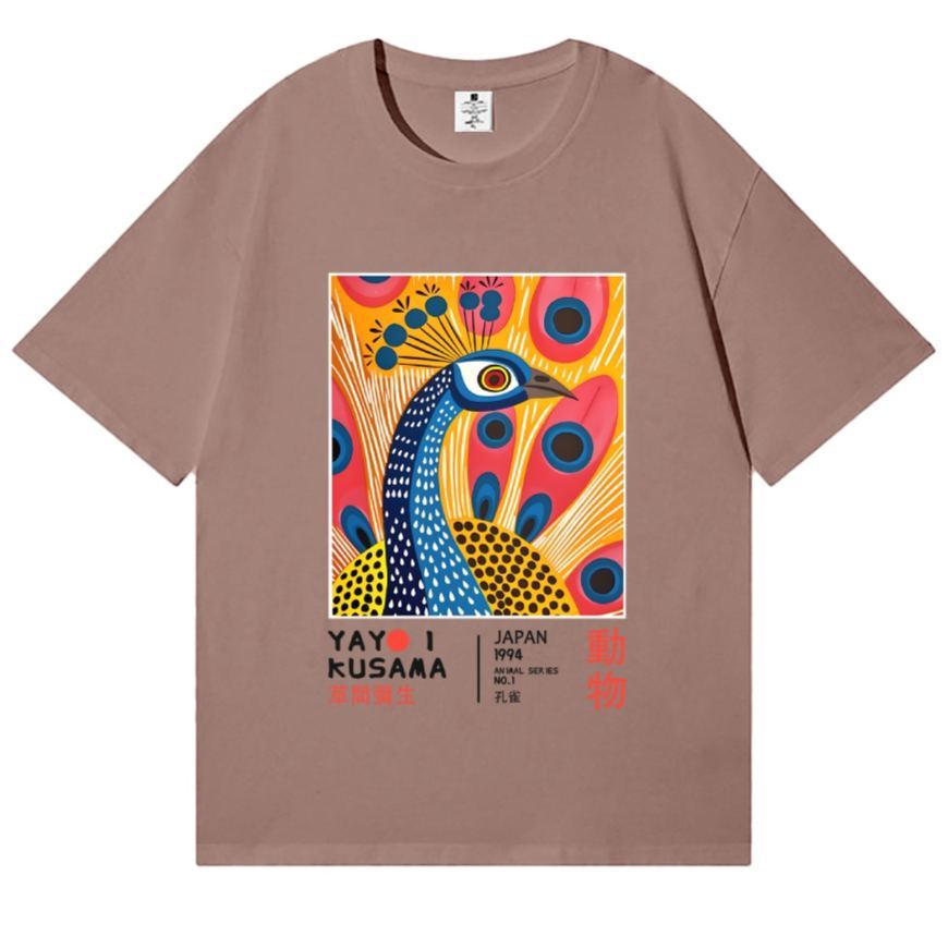 Yayoi Kusama Peacock Japanese Style Classic Tee