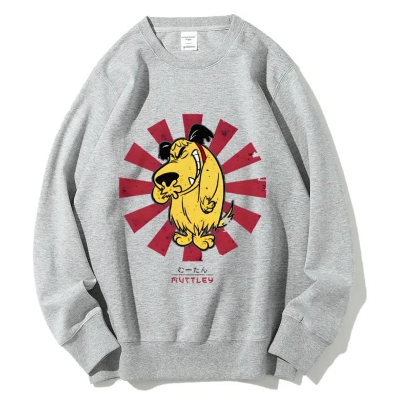 Muttley Retro Japanese Cotton Sweatshirt