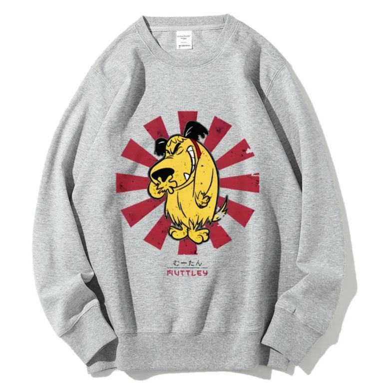 Muttley Retro Japanese Cotton Sweatshirt