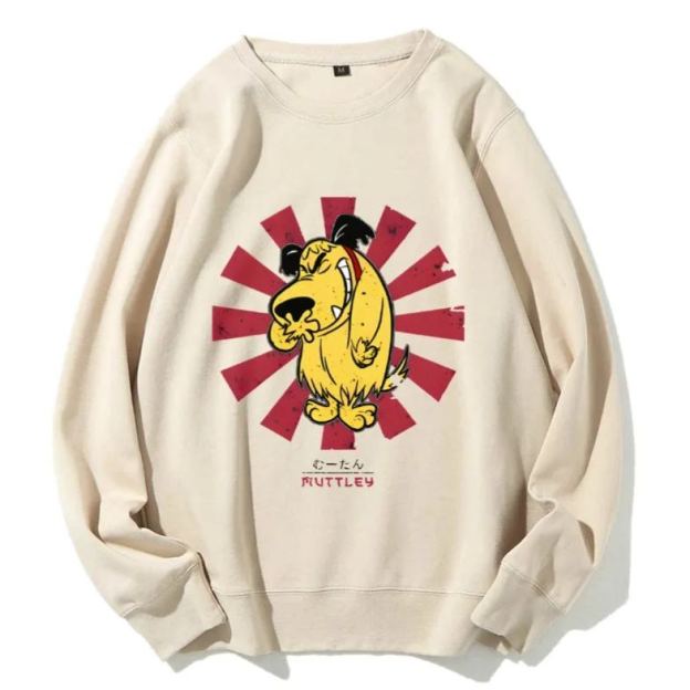 Muttley Retro Japanese Cotton Sweatshirt