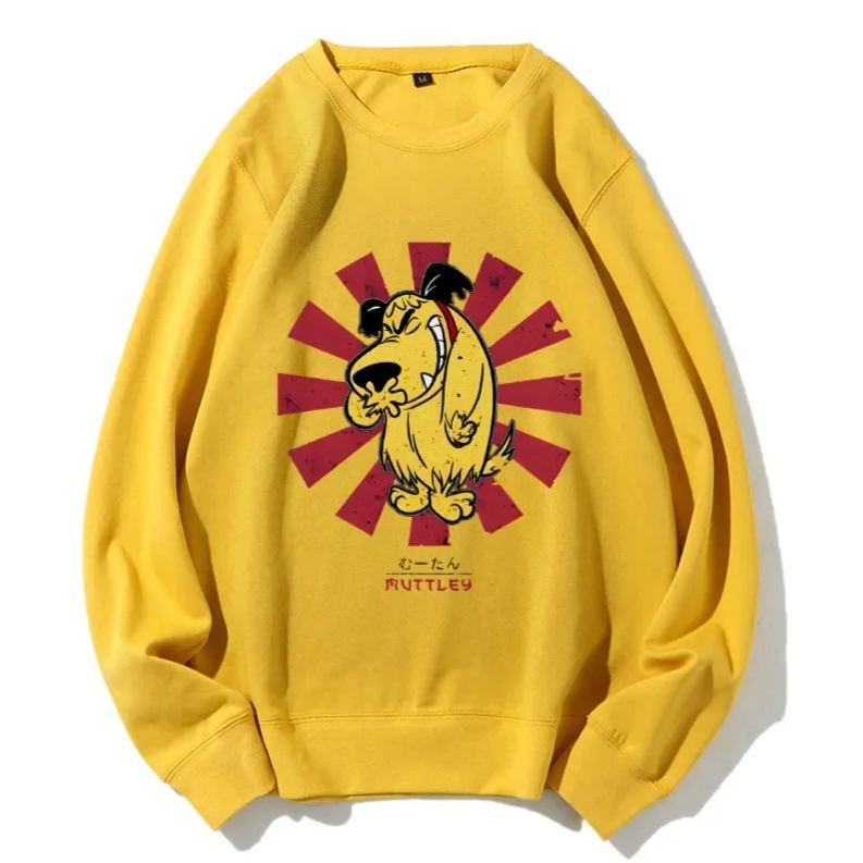 Muttley Retro Japanese Cotton Sweatshirt