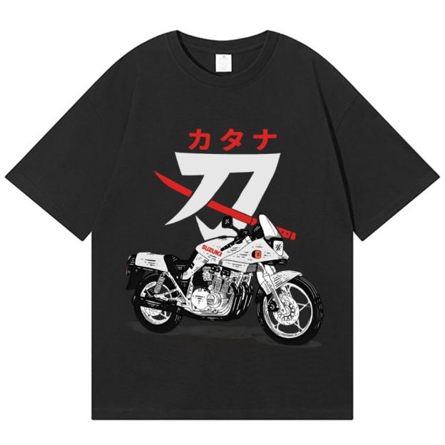 Unisex Classic Cotton Suzuki Japanese Style Printed T-shirt