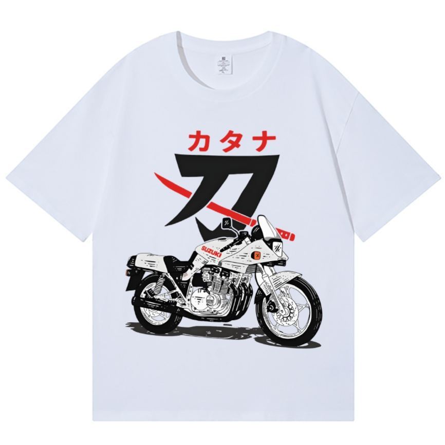 Unisex Classic Cotton Suzuki Japanese Style Printed T-shirt