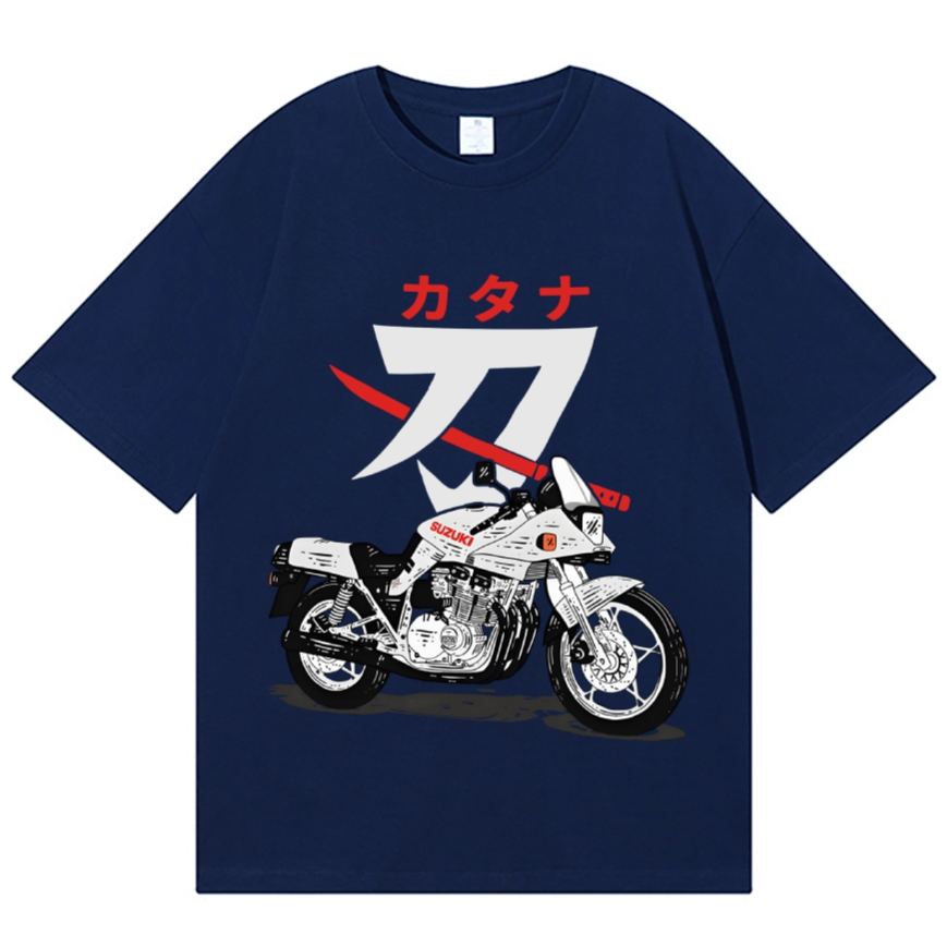 Unisex Classic Cotton Suzuki Japanese Style Printed T-shirt