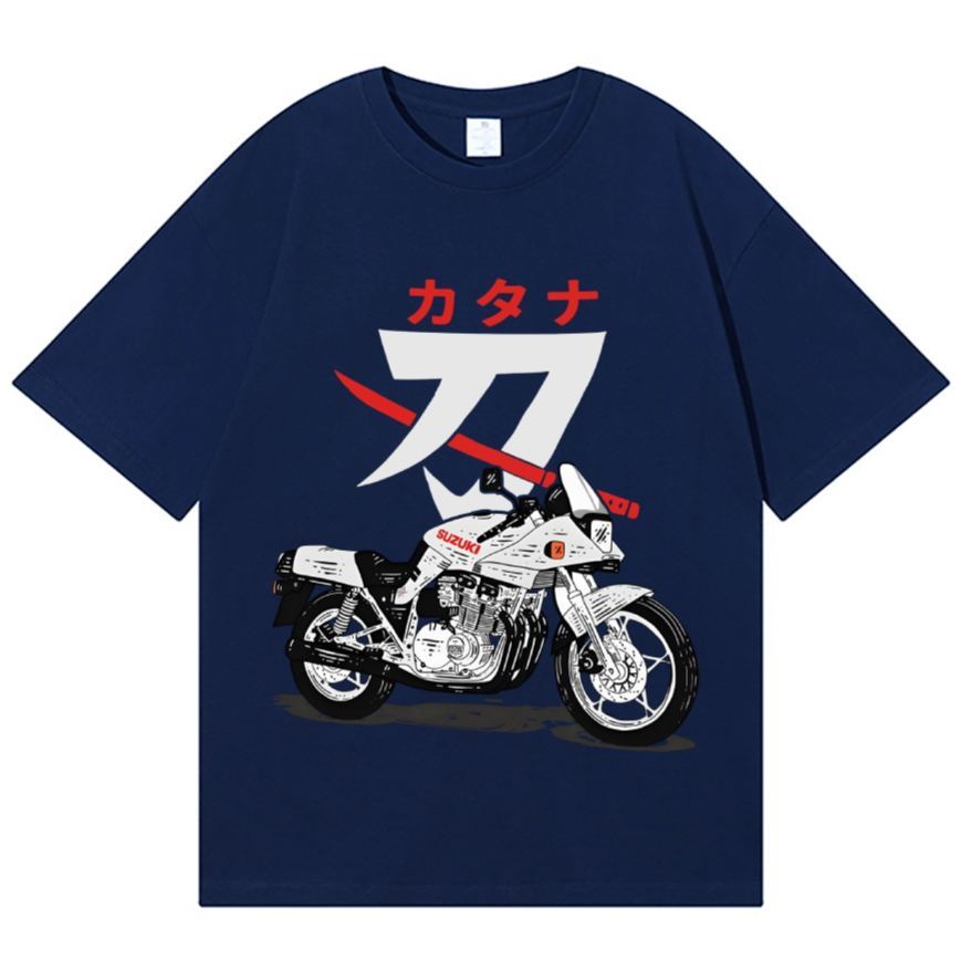 Unisex Classic Cotton Suzuki Japanese Style Printed T-shirt