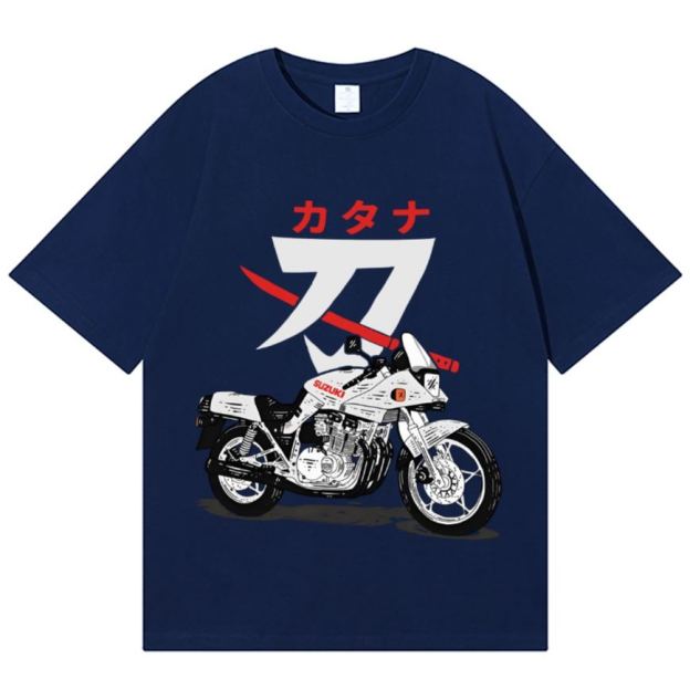 Unisex Classic Cotton Suzuki Japanese Style Printed T-shirt