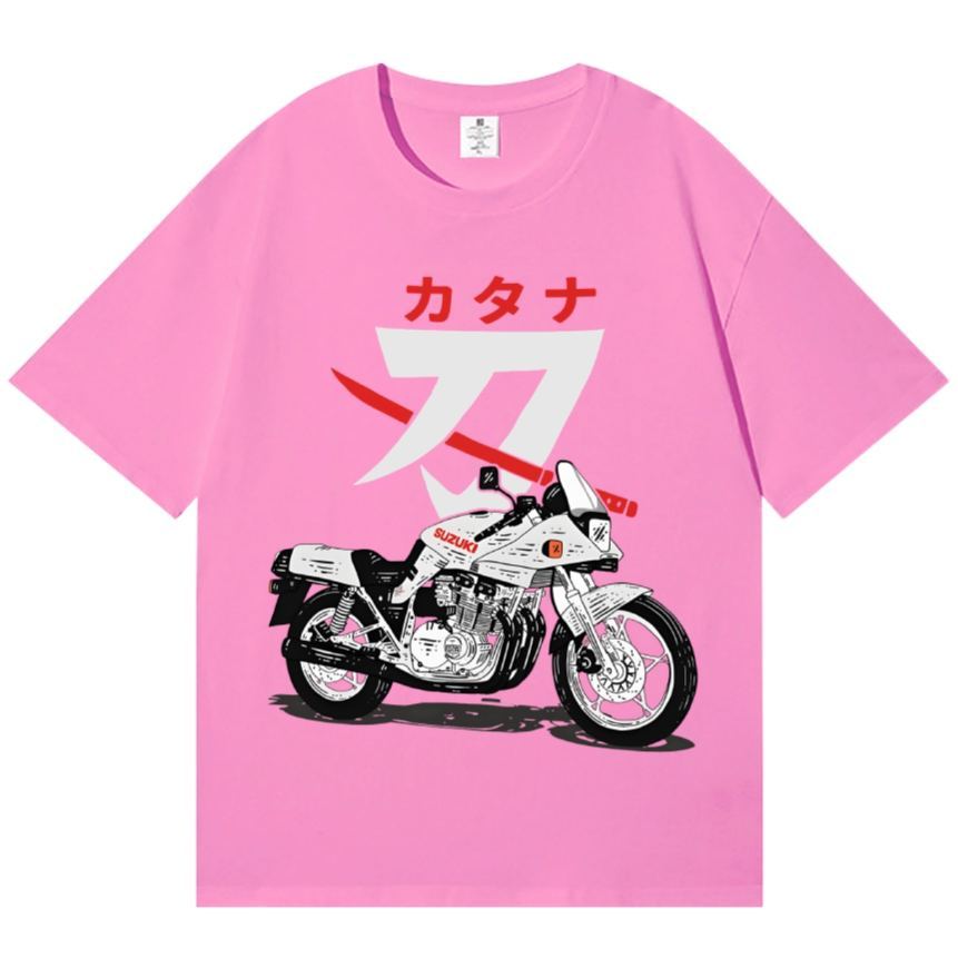 Unisex Classic Cotton Suzuki Japanese Style Printed T-shirt
