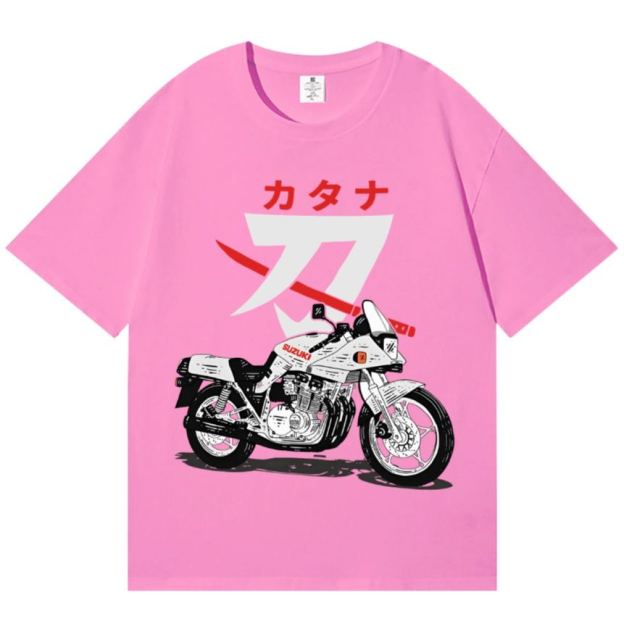 Unisex Classic Cotton Suzuki Japanese Style Printed T-shirt