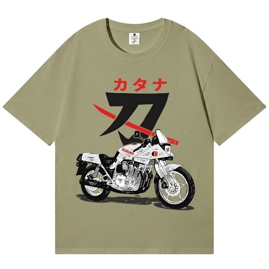 Unisex Classic Cotton Suzuki Japanese Style Printed T-shirt