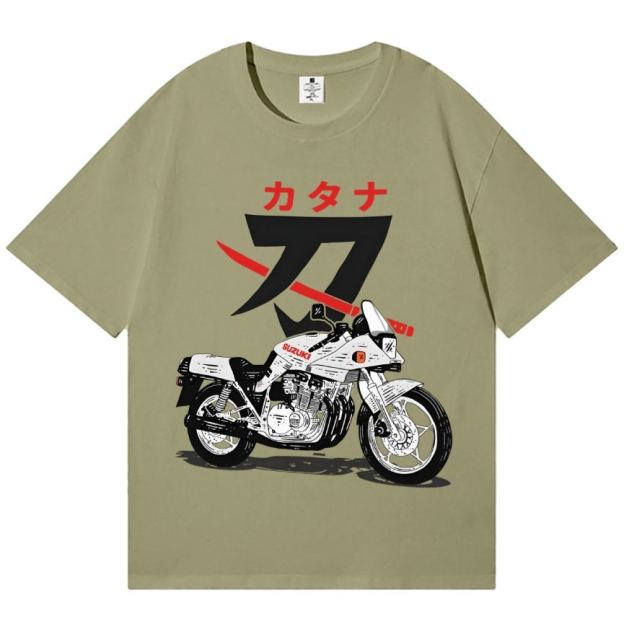 Unisex Classic Cotton Suzuki Japanese Style Printed T-shirt