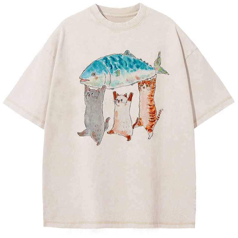 Unisex The Joy Of Harvest Printed Washed Tee