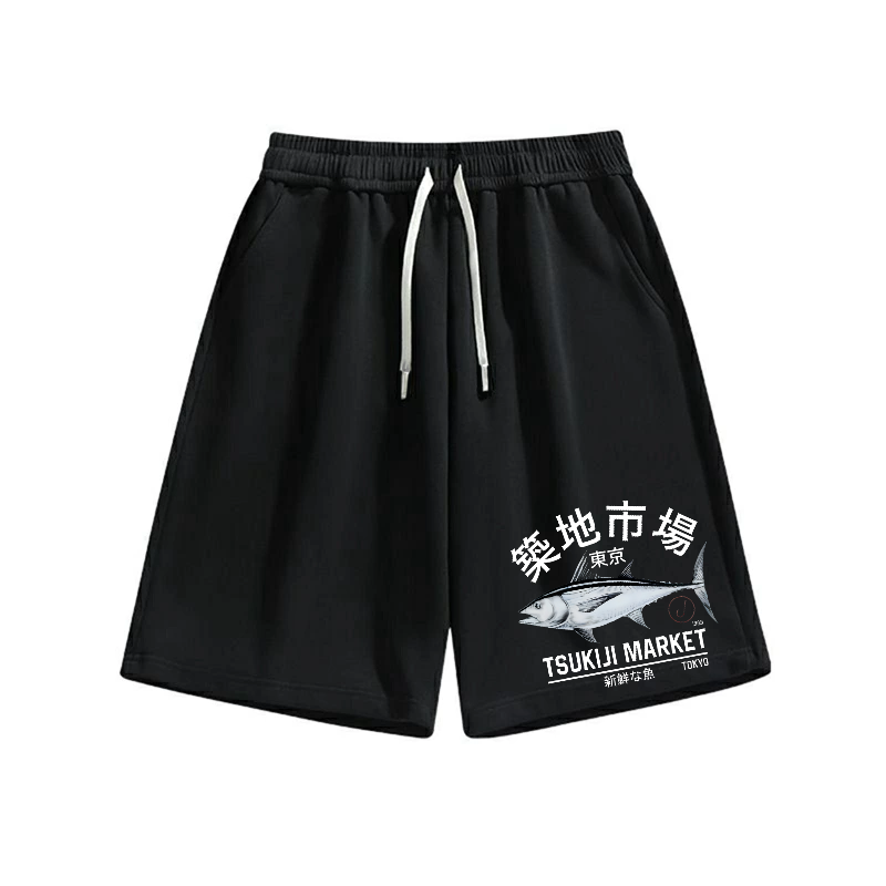 Tsukiji Market Cotton Casual Shorts
