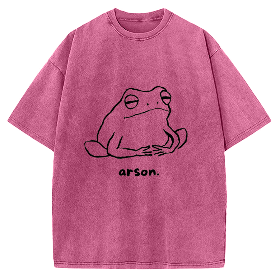 Arson Frog Vintage Washed T-shirt