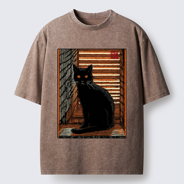 Unisex Guardian of the Steps Washed T-Shirt