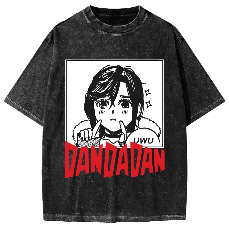 Japan Anime Character Momo Ayase Vintage Washed T-shirt