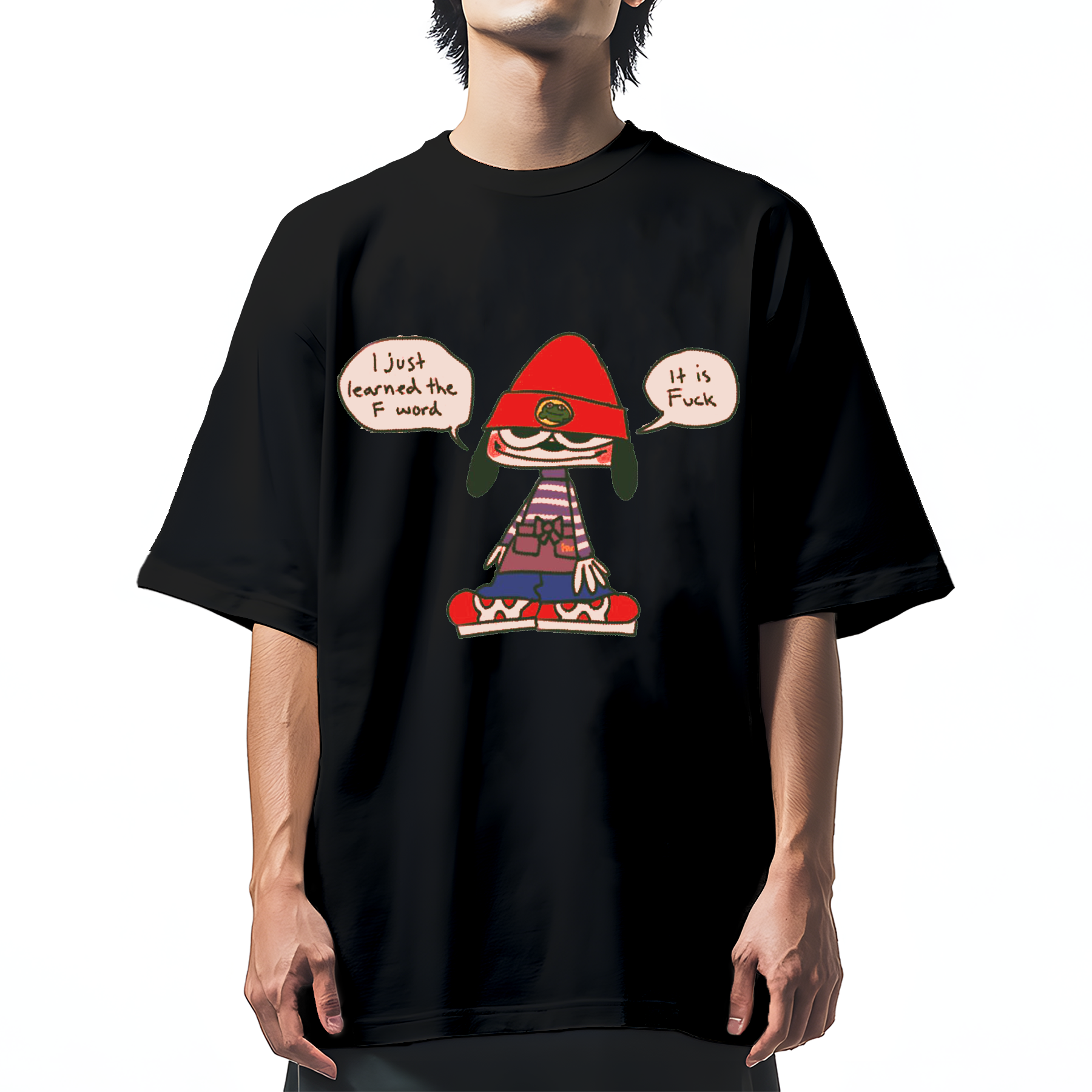 PaRappa the Rapper Cotton casual T-shirt