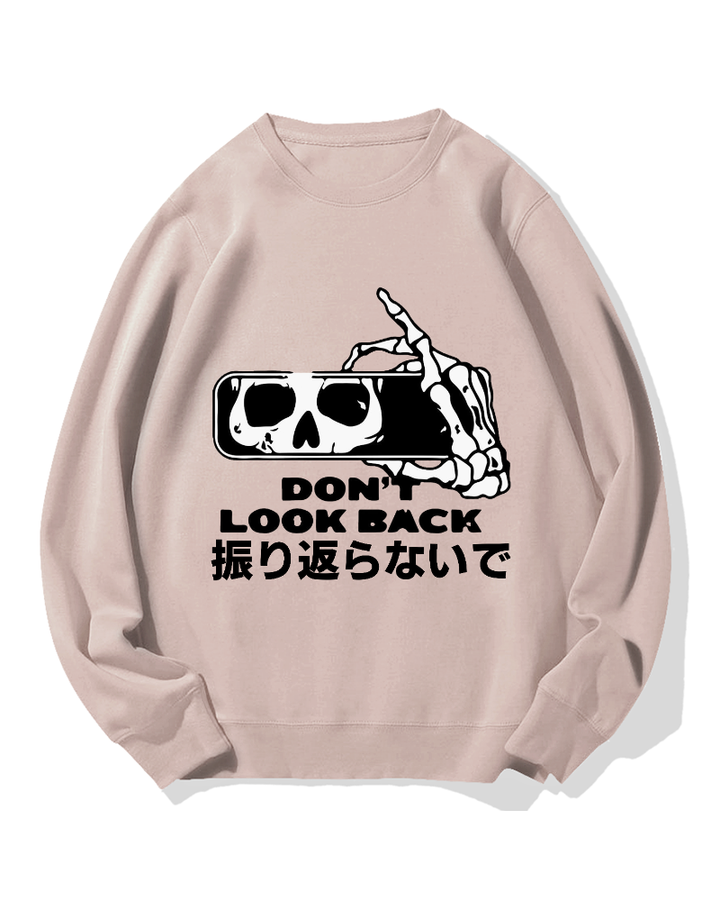 Don't Look Back Cotton Sweatshirt