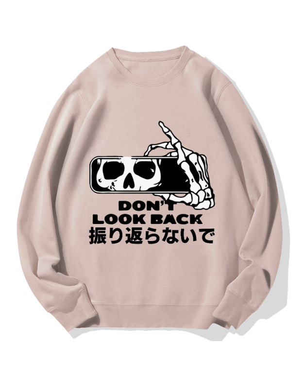 Don't Look Back Cotton Sweatshirt