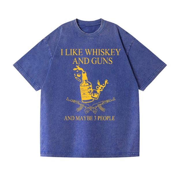Whiskey Vintage Wash Japanese Design T-Shirt