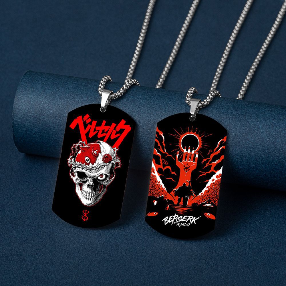 Berserk Behelit Golden Age Dog Tag Necklace