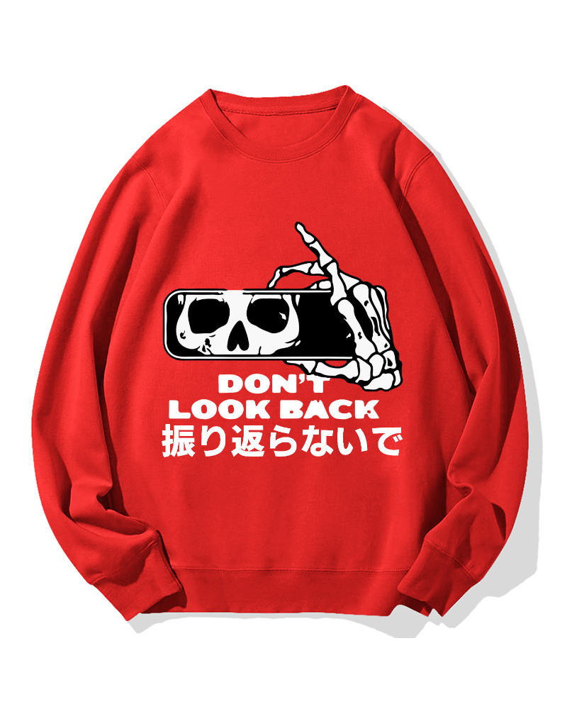 Don't Look Back Cotton Sweatshirt