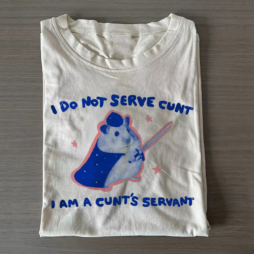 Funny Animal Meme Casual Cotton T-Shirt