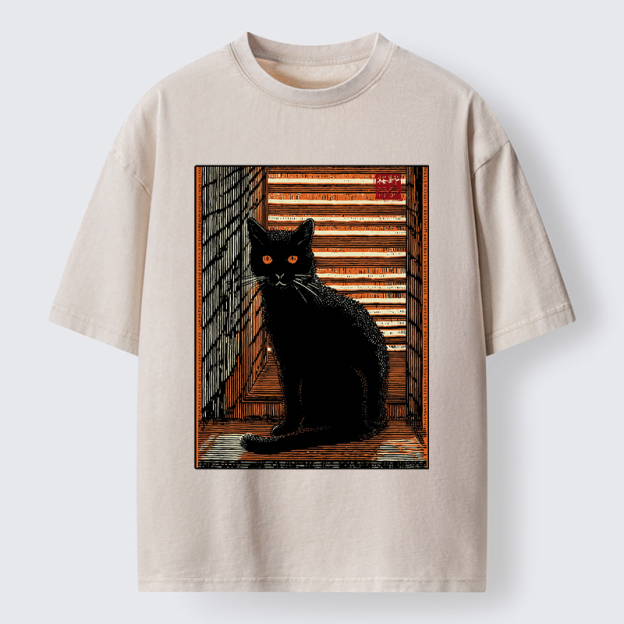 Unisex Guardian of the Steps Washed T-Shirt