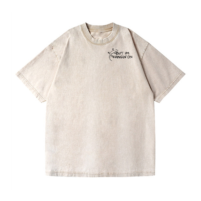 Gecko Vintage Wash Japanese Design Back Art T-Shirt