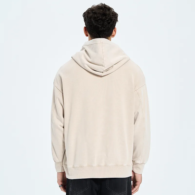 Black Civet Cat Washed Hoodie