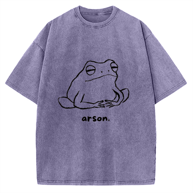 Arson Frog Vintage Washed T-shirt