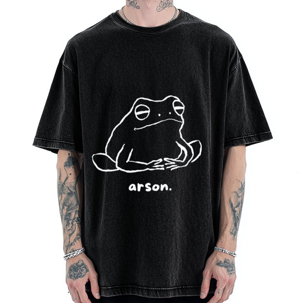 Arson Frog Vintage Washed T-shirt