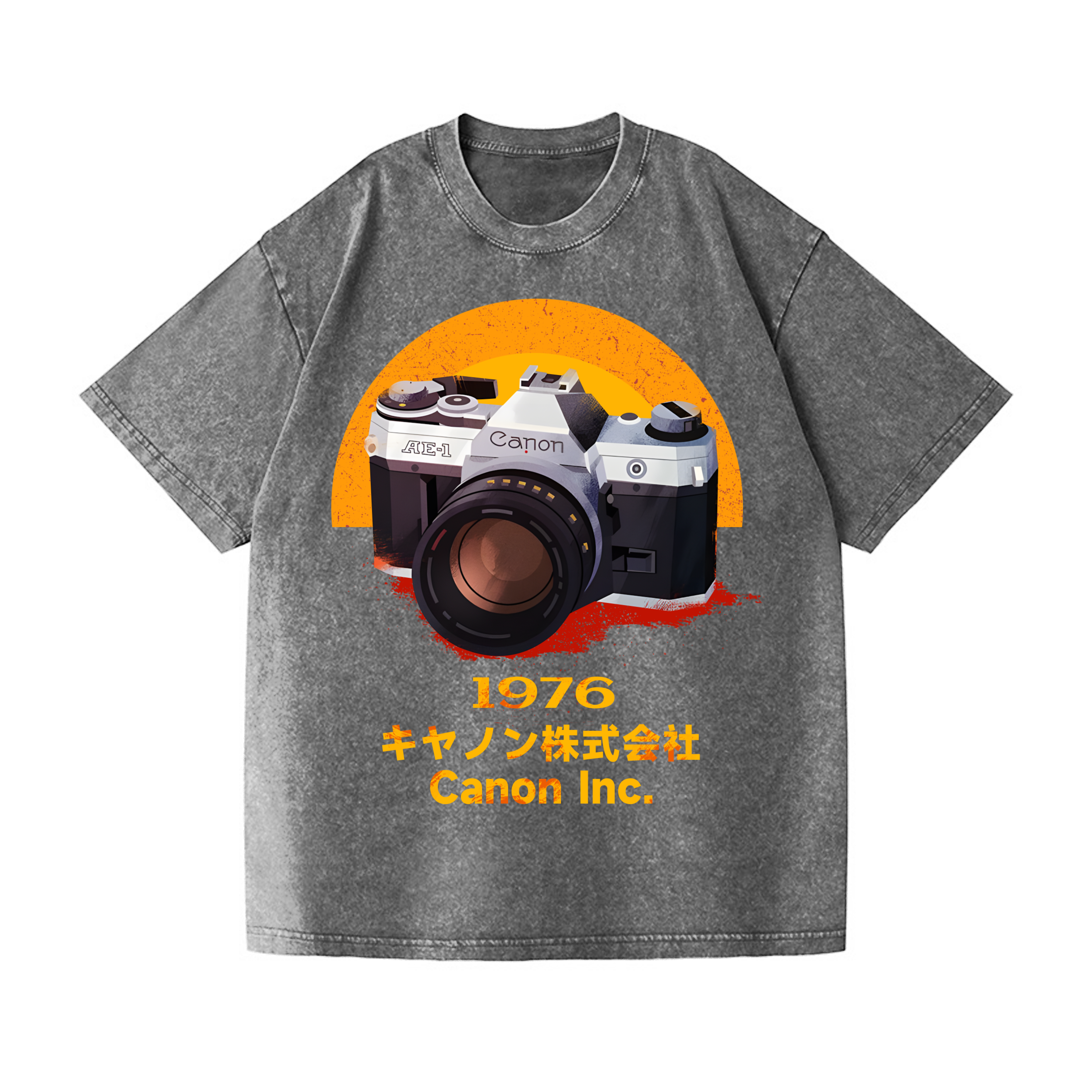 Canon Vintage Wash Japanese Design T-Shirt