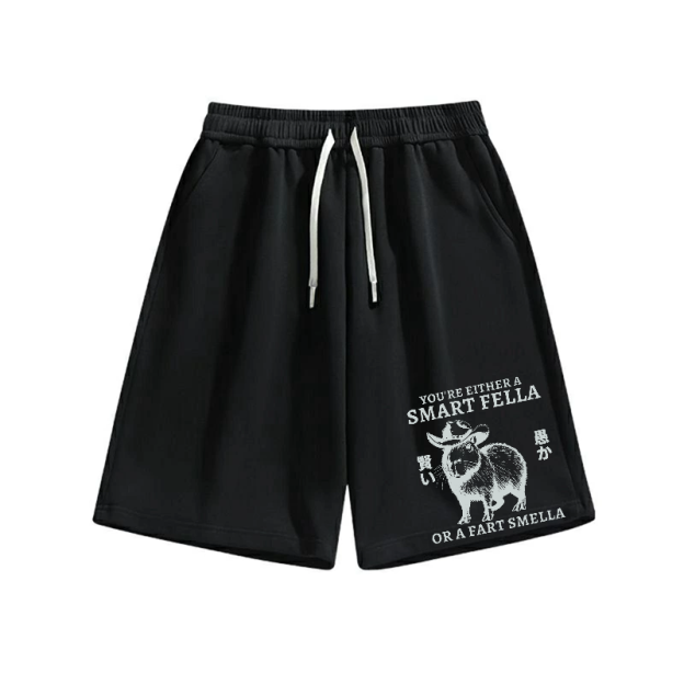 Smart Capybara Cotton Casual Shorts