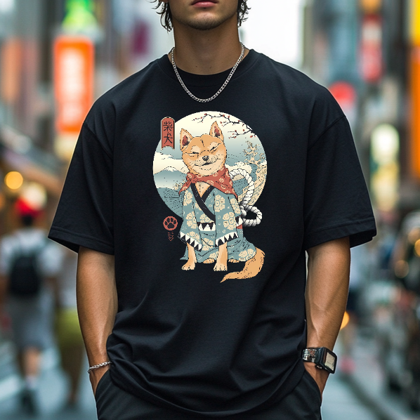 Dog Japanese Style Classic Tee