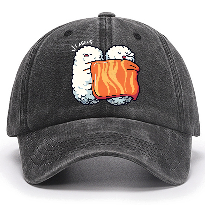 Sleeping Sushi Again Cotton Hat