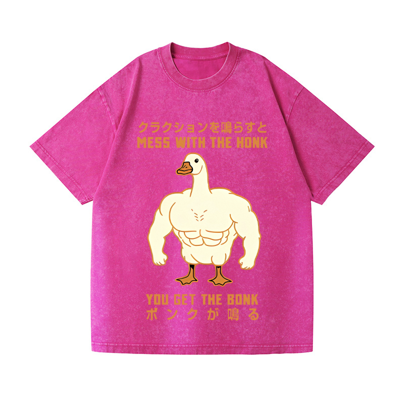 Duck Goose Vintage Wash Japanese Design T-Shirt