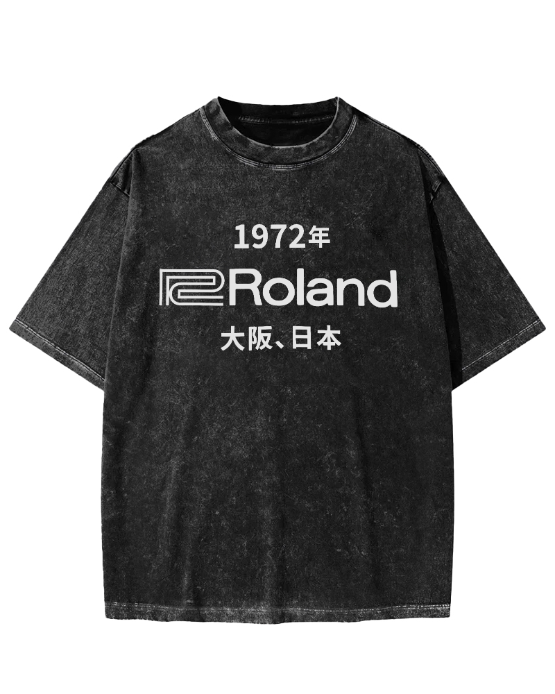 Roland 1972 Osaka Vintage Washed T-shirt
