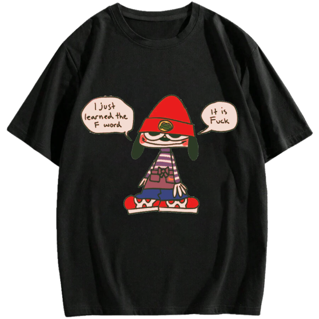 PaRappa the Rapper Cotton casual T-shirt