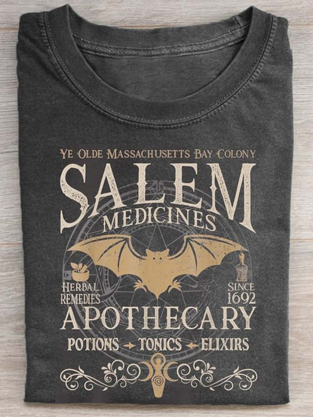 Salem Medicines Apothecary Halloween T-shirt