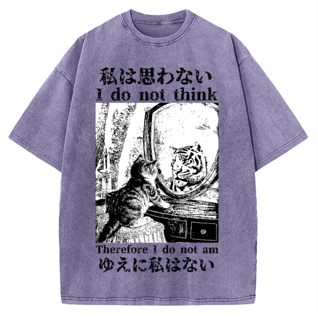 Thinking Kitten Vintage Washed T-shirt
