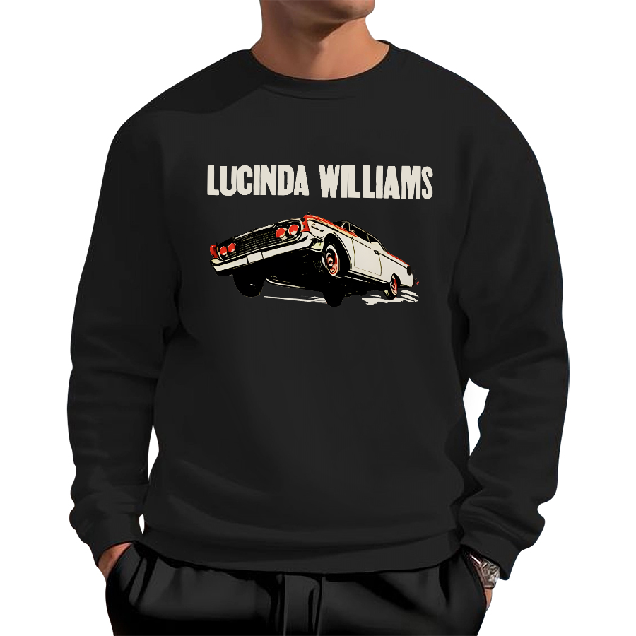 Lucinda Williams Cotton Pullover Sweatshirt
