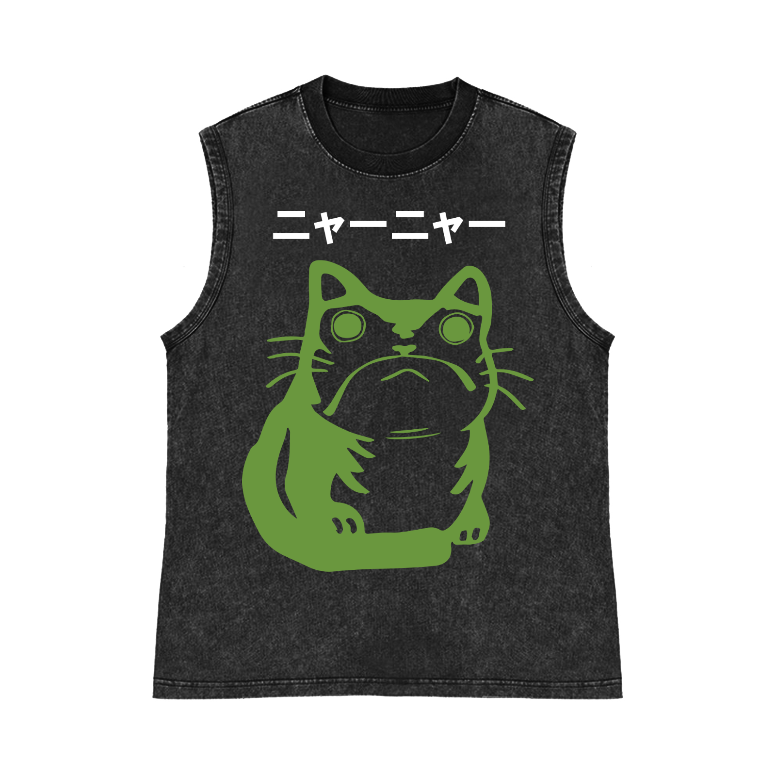 Frog Pure Cotton Wash-Dyed Sleeveless Tank Top