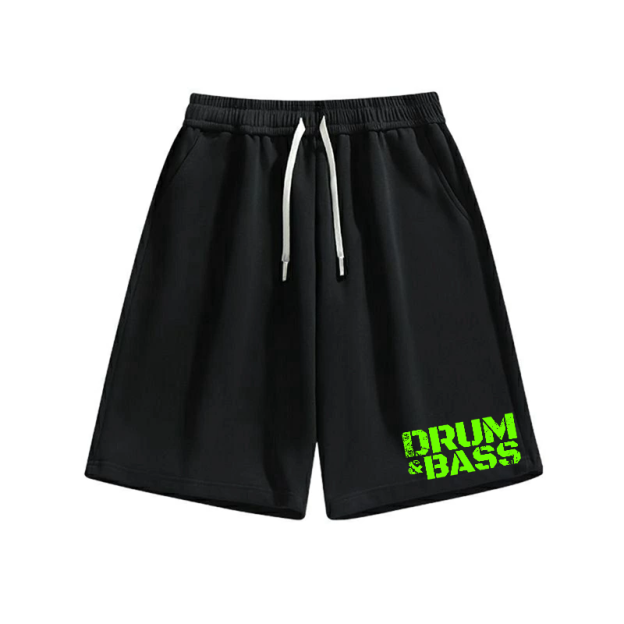 Drum & Bass Cotton Casual Shorts