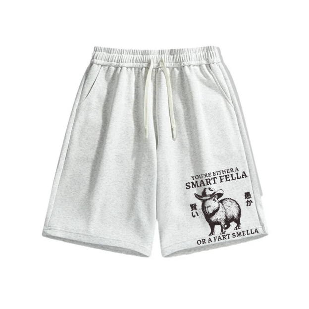 Smart Capybara Cotton Casual Shorts