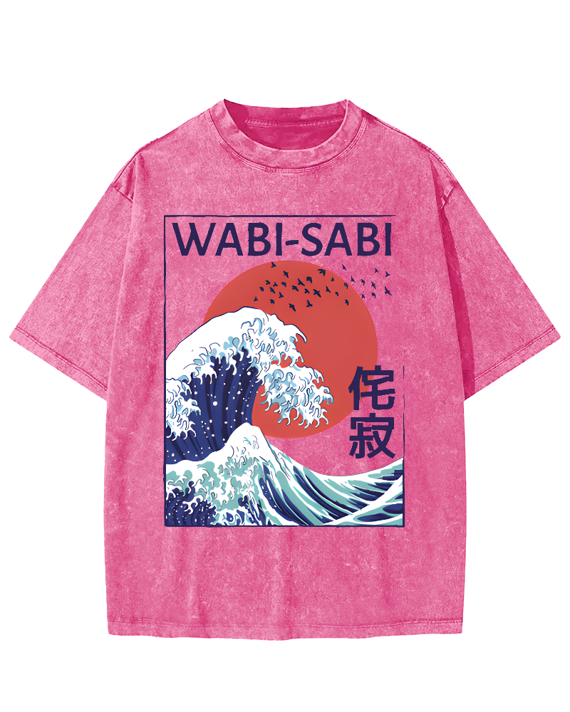 Tokyo-Tiger Wabi-sabi Vintage Washed T-shirt