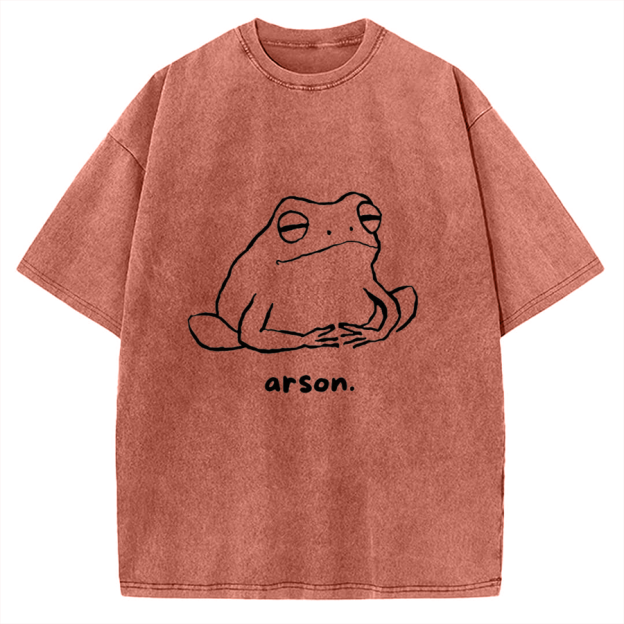 Arson Frog Vintage Washed T-shirt