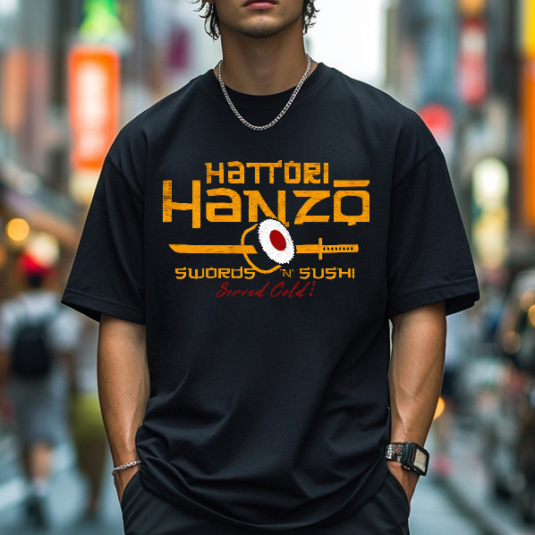 Okinawa Hattori Hanzo Sushi Japanese Style Classic Tee