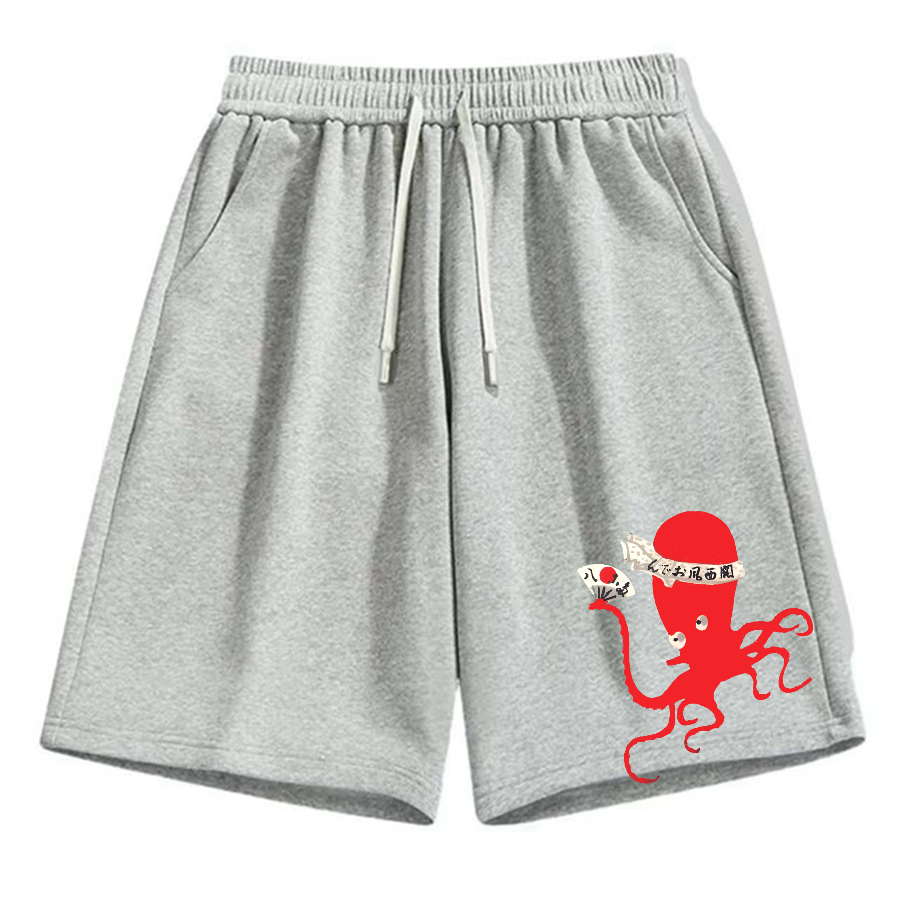 Kansai Osaka Oden Octopus Cotton Casual Shorts