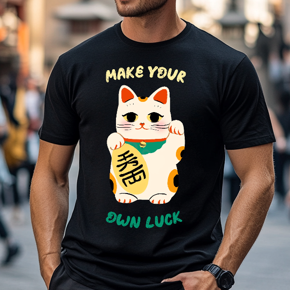 Lucky Cat Japanese Style Classic Tee
