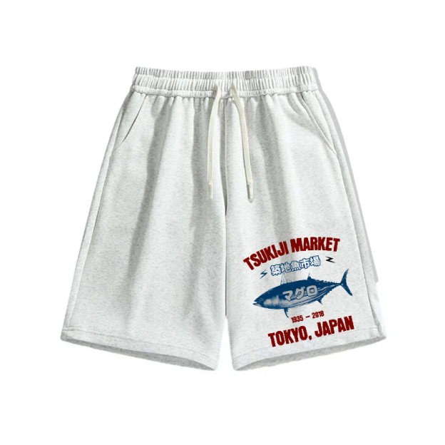 Tsukiji Market Cotton Casual Shorts
